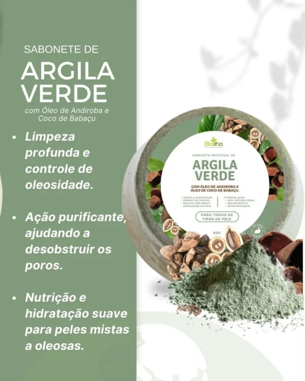 Sabonete de argila verde - Imagem 2