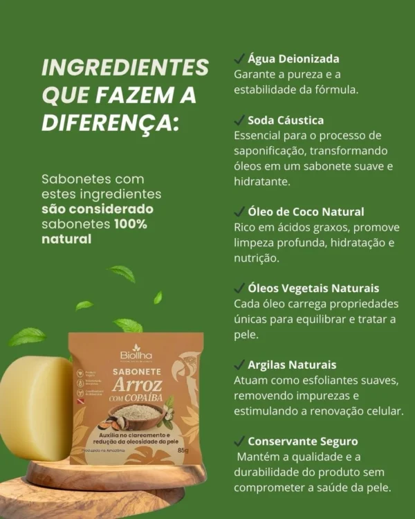 Sabonete Esfoliante de Copaíba - Imagem 3