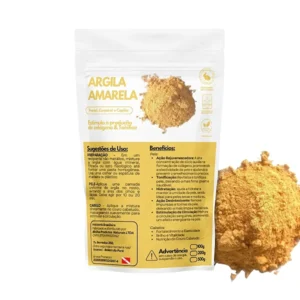 Argila amarela em pó 200g