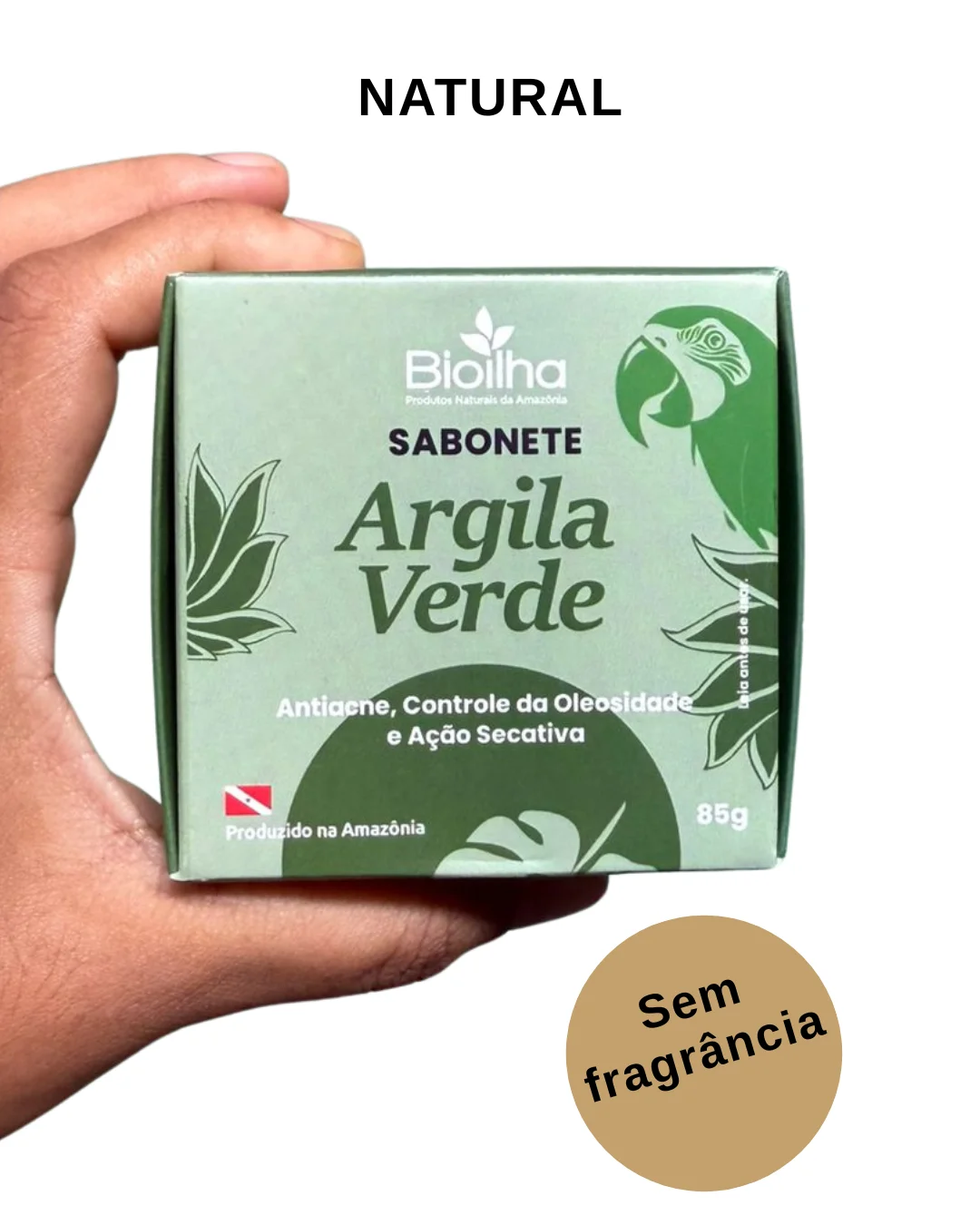 Sabonete de argila verde