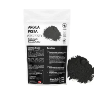 Argila preta em pó 200 g