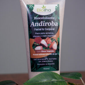 Bioesfoliante corporal e facial de andiroba 150ml