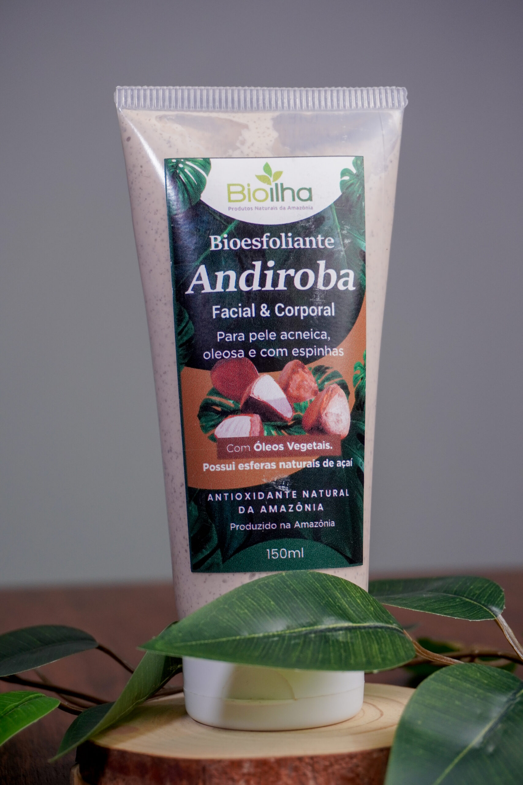 Bioesfoliante corporal e facial de andiroba 150ml
