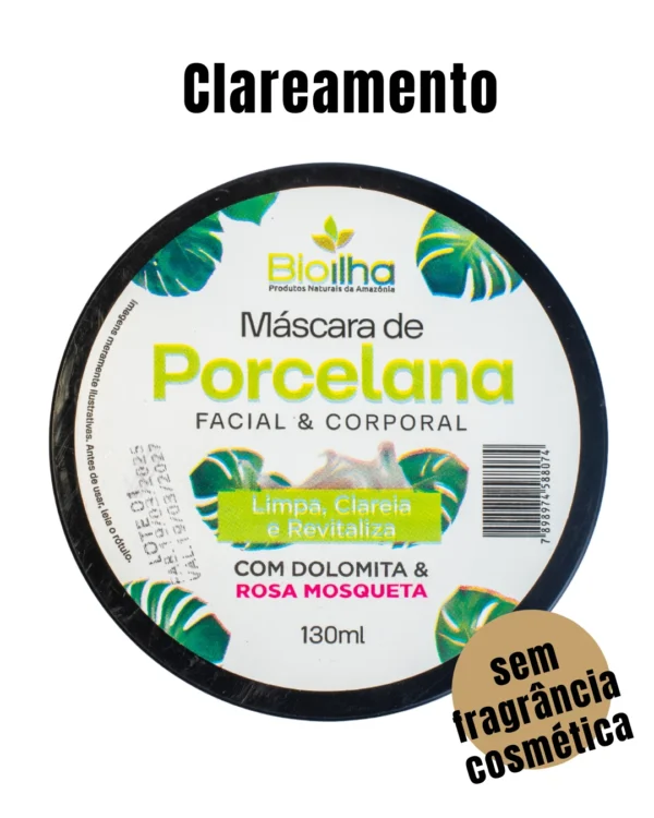 Máscara de Porcelana com Dolomita e Rosa Mosqueta 130ml - Imagem 3