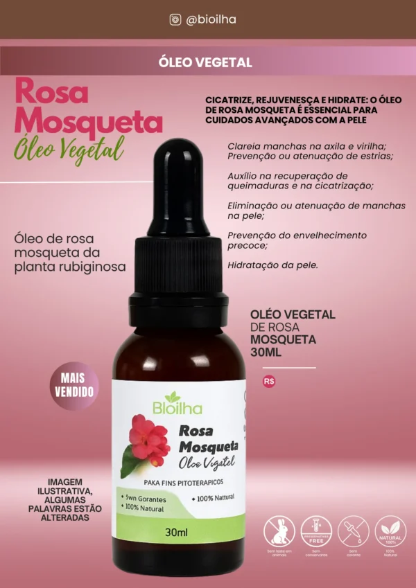 Óleo de Rosa Mosqueta 30 ml - Imagem 2